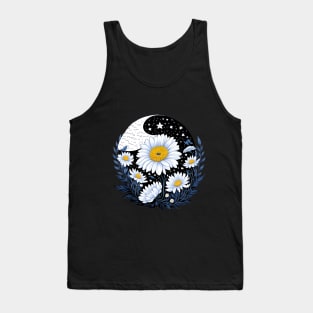 Daisy Flower Starry Sky Tank Top